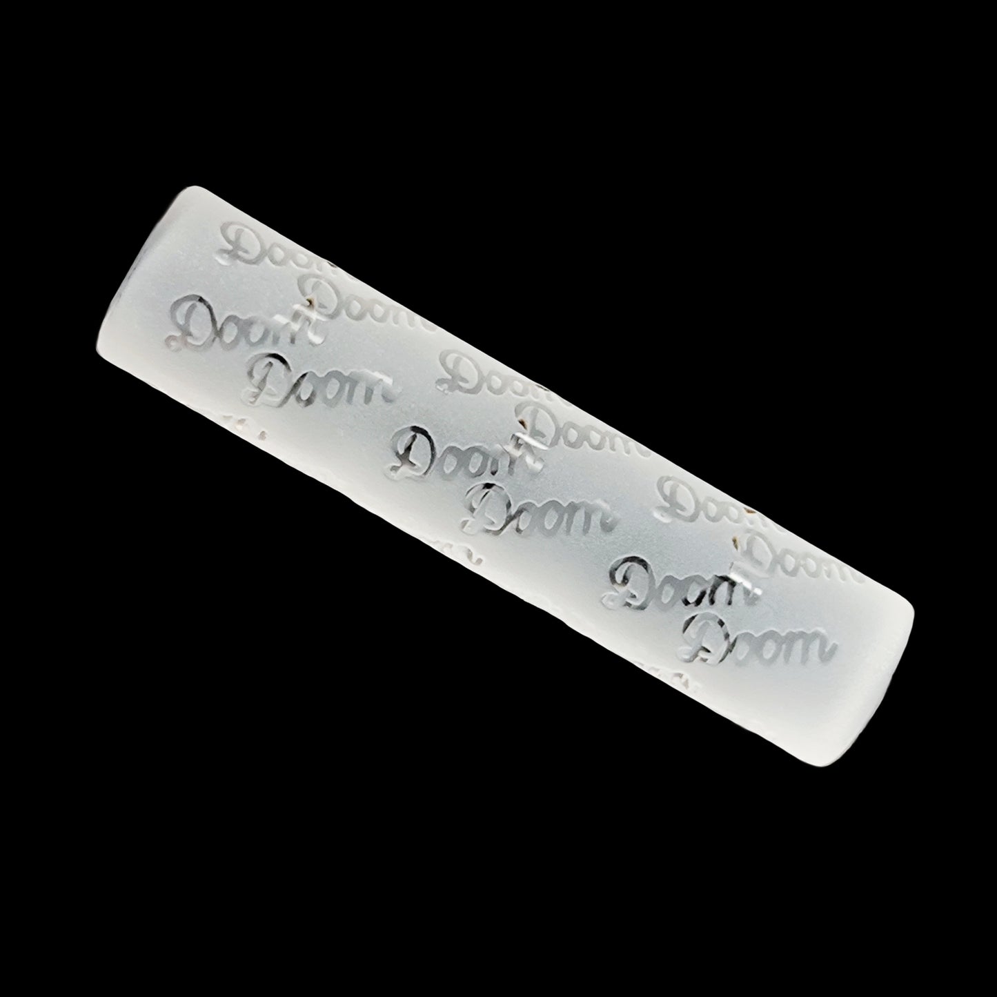 DOOM Sandblasted Solid
Quartz Pillar 30mm tall