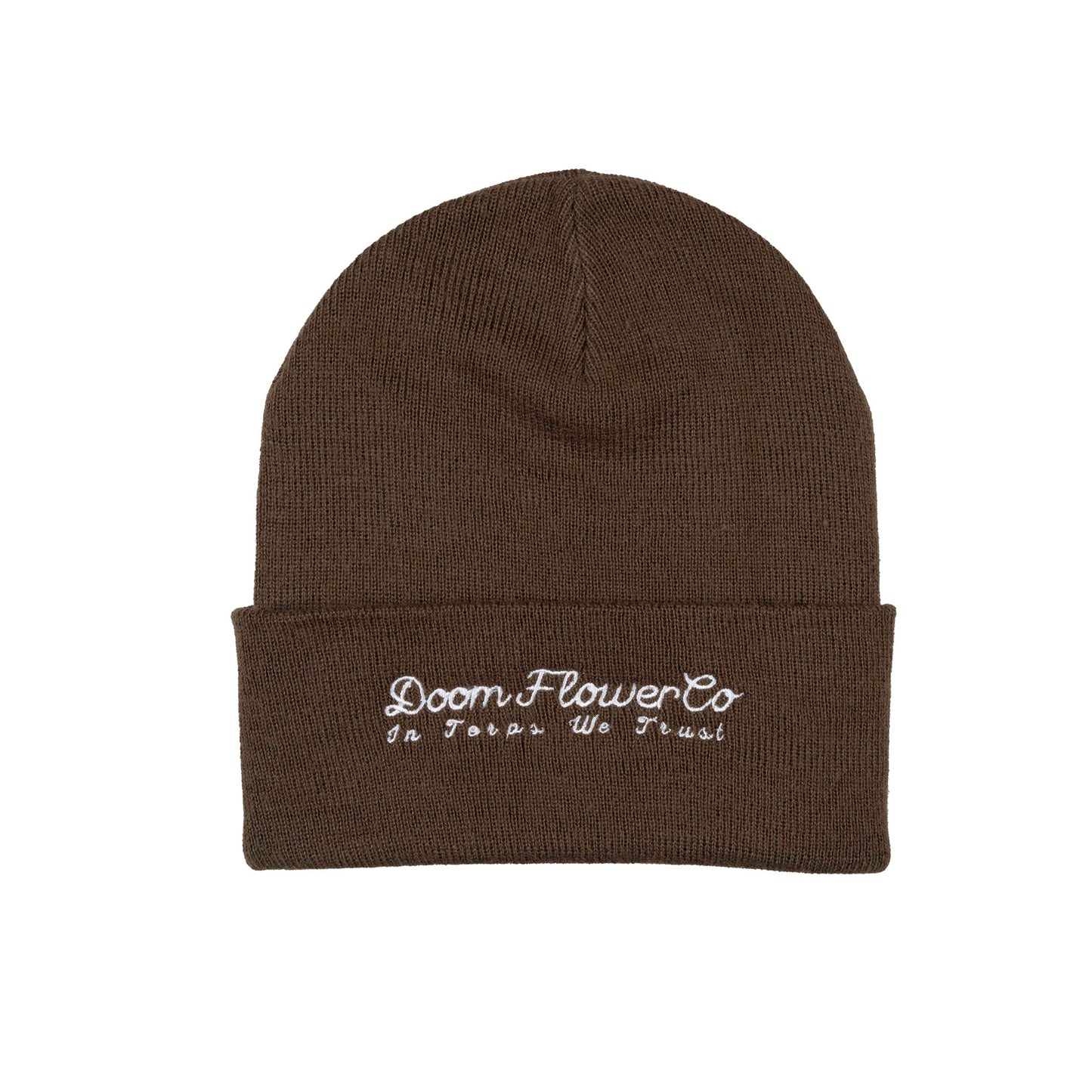 Khaki Green Logo Beanie