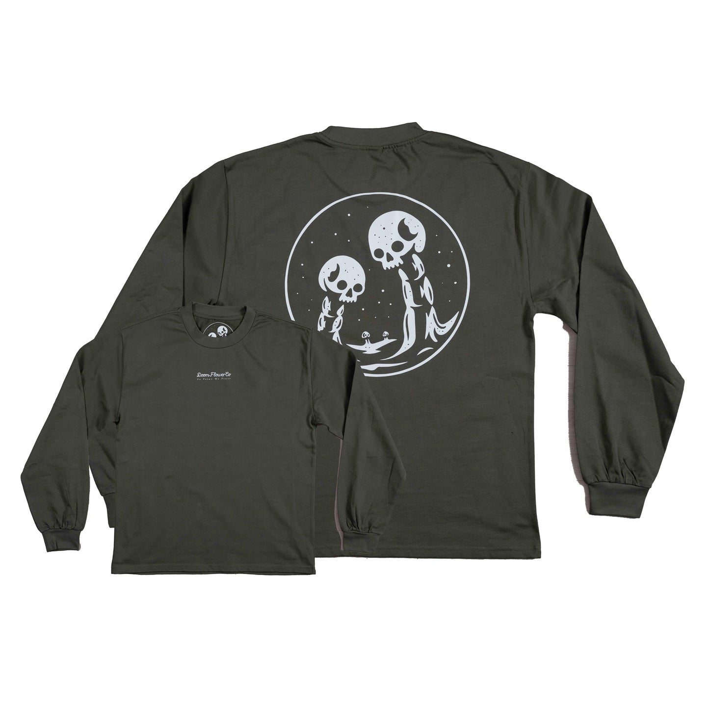 Heavy Dead Trichome Khaki Long Sleeve