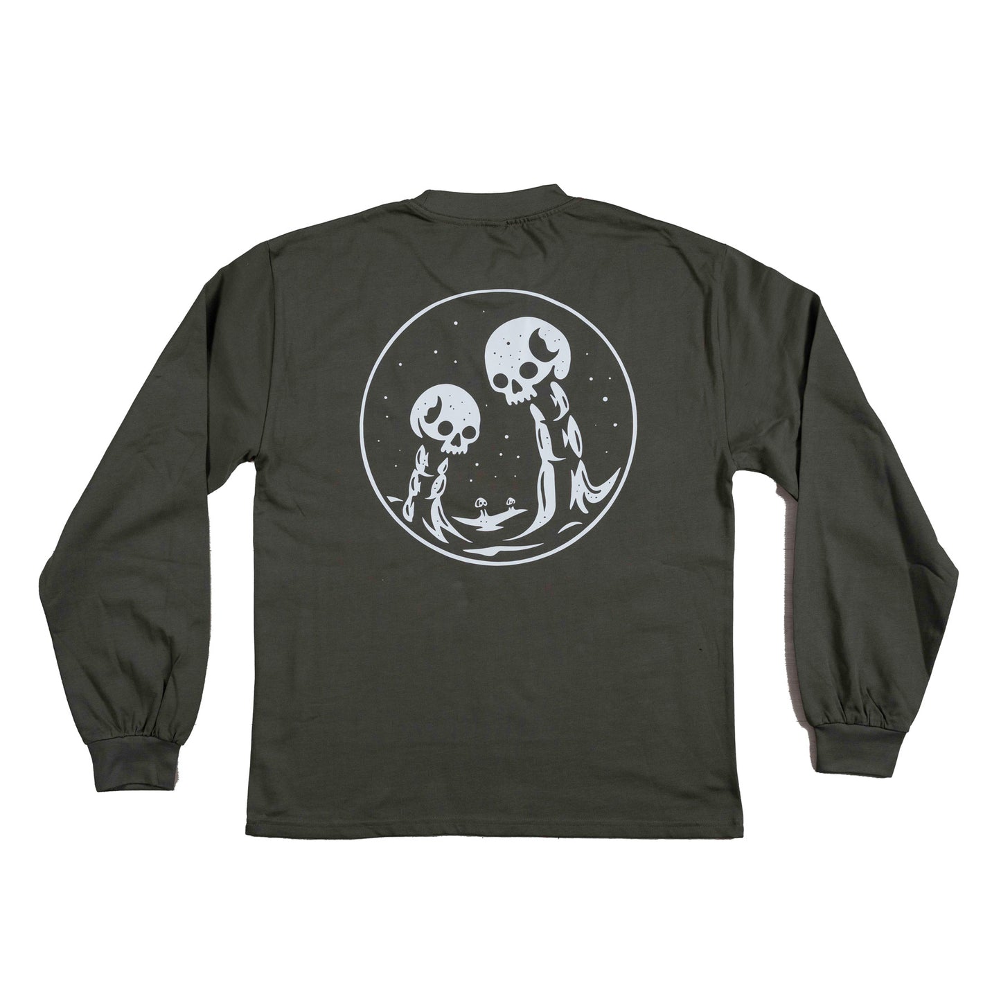Heavy Dead Trichome Khaki Long Sleeve