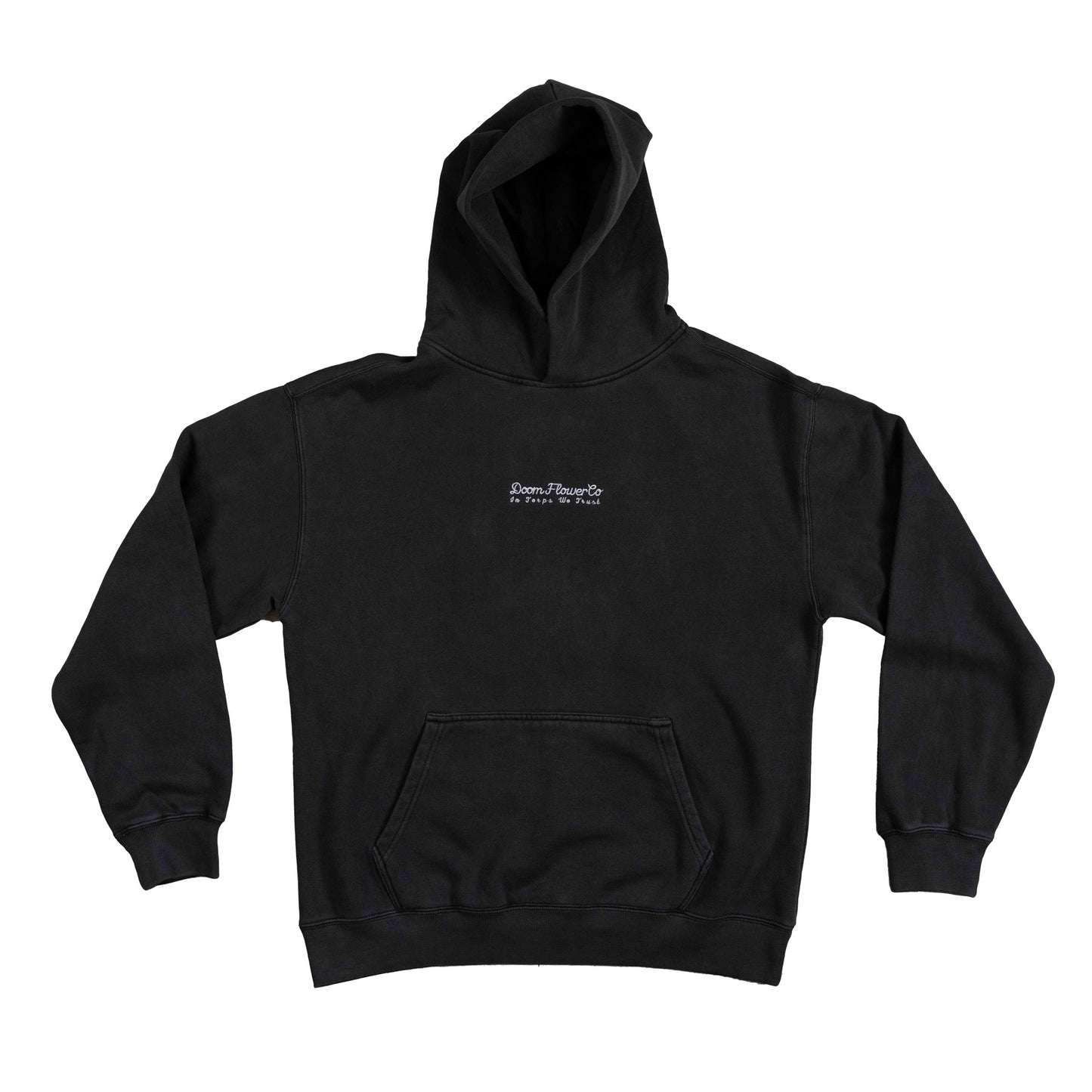 Acid Relaxed Embroidered Dead Trichome Hoodie