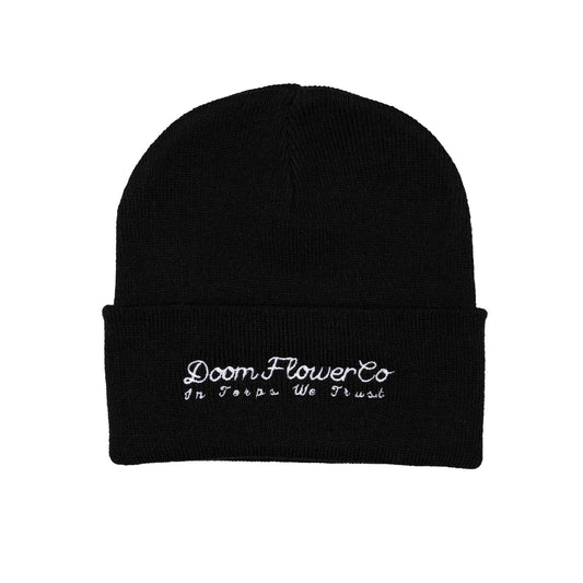 Black Logo Beanie